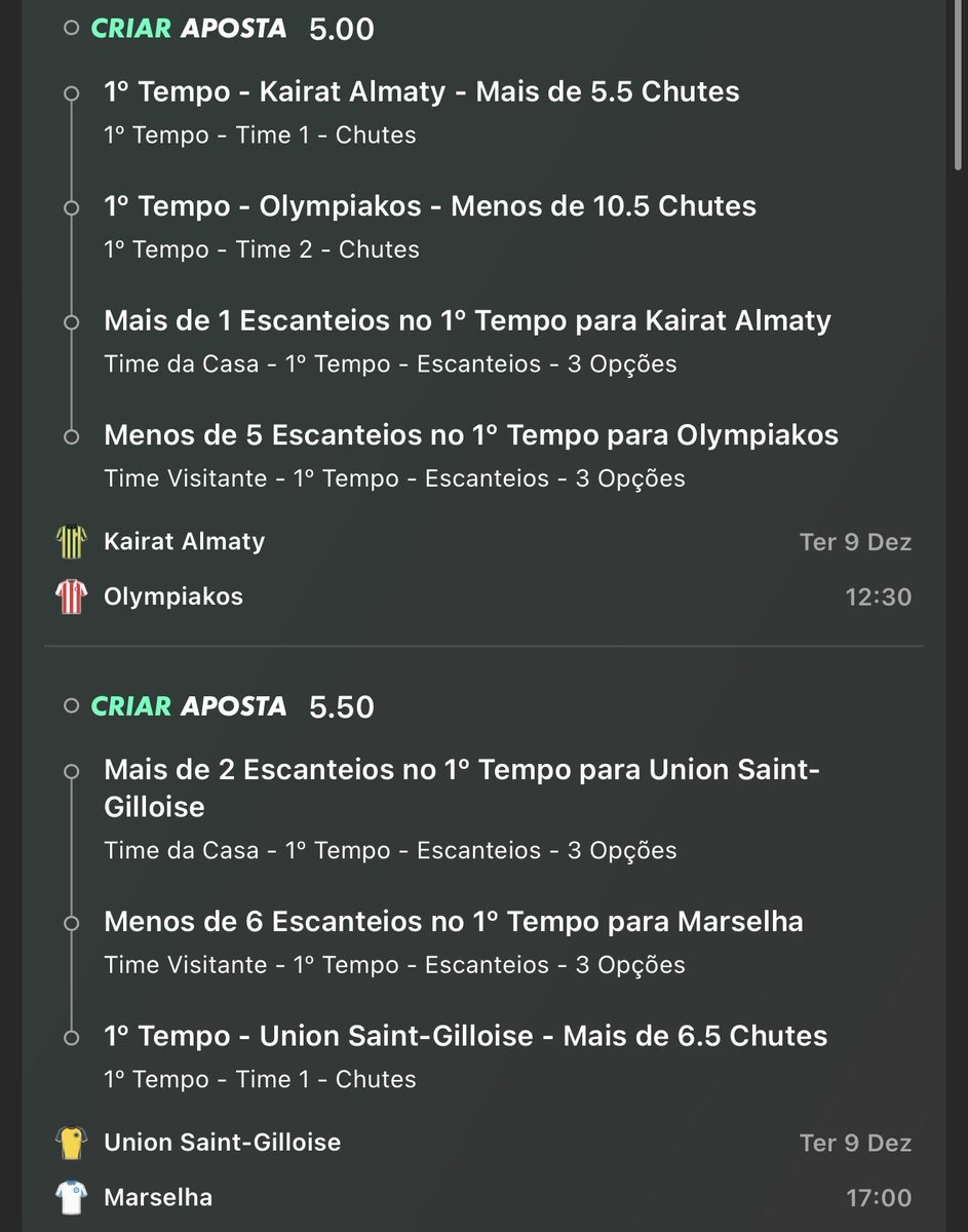 Essa dupla tá MUITO boa!! 

Ainda deixei uma Odd 700 em nosso free com mais dois jogos! 

Vamos?? Deixa o ❤️❤️🔥🔥