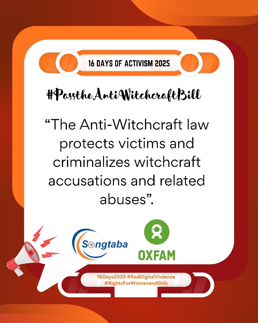 sualerasheed's tweet photo. #EndWitchcraftAccusations
#ProtectVulnerableWomen
#EndAbuseNow
#JusticeForAccusedWomen
#HumanRightsForAll
#EndHarmfulPractices
#StopGenderBasedViolence
#16DaysOfActivism
#OrangeTheWorld
#EndGBV
@Oxfam 
@SongtabaNGO https://t.co/wlis53R1ww