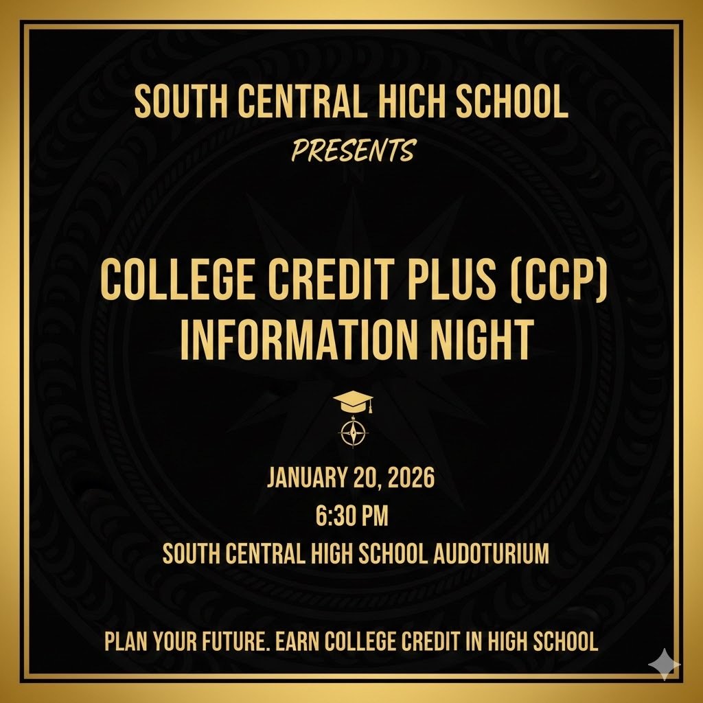 SCHSTrojanPride's tweet image. CCP Information Night (Mandatory for CCP Participation)
Jan 20, 2026
6:30 PM
In High School Library