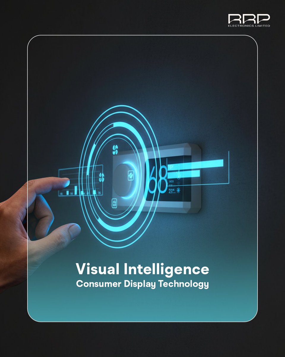 Advanced display tech that makes information clearer, smarter, and easier to use. Engineered for fast, intuitive interaction bringing precision and efficiency to everyday control.

#RRPElectronics #DisplayTechnologies #SemiconductorPackaging #ChipManufacturing #MadelnIndia