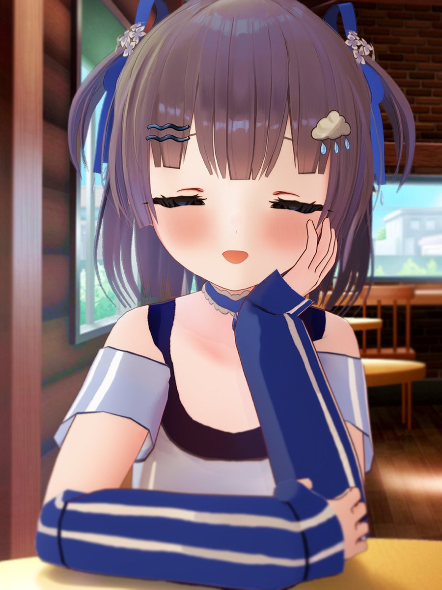 ちゃぷちゃんにおはようした❔ た～くさんのおはようでわたしに元気を