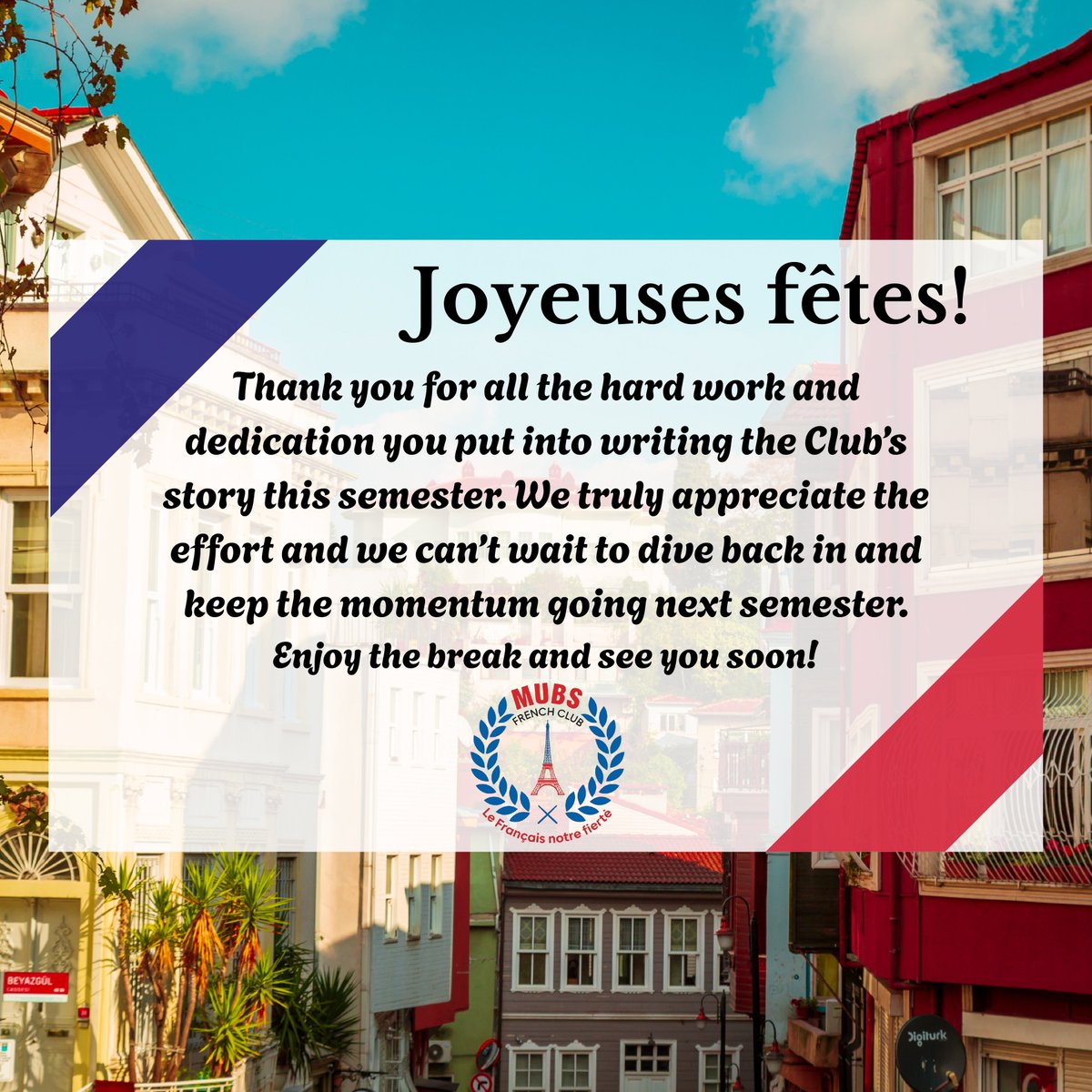 MUBS French Club tweet media