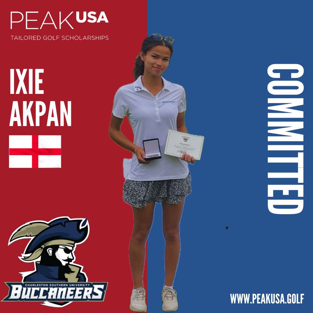 🚨COMMITTED🚨

We are delighted to announce @ixieakpan from @johnogauntgolfclub @bedsgolf 🏴󠁧󠁢󠁥󠁮󠁧󠁿 has committed to <a href="/csu_wgolf/">Charleston Southern Women's Golf</a> . Ixie will start at this NCAA D1 programme next Fall with Coach Clark and his team in Charleston, South Carolina. Congratulations Ixie!

#teampeakusa #csu