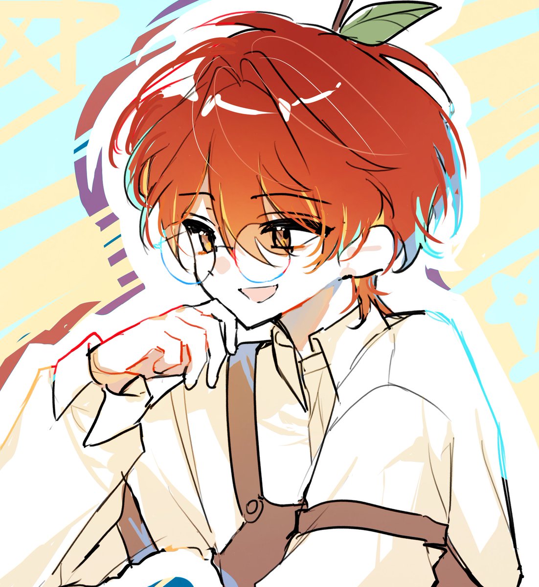 #마플
안경 쓴 사과