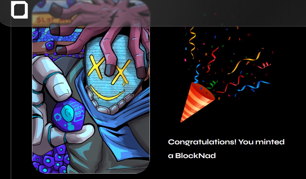 Just minted my blocknads🫡🔥