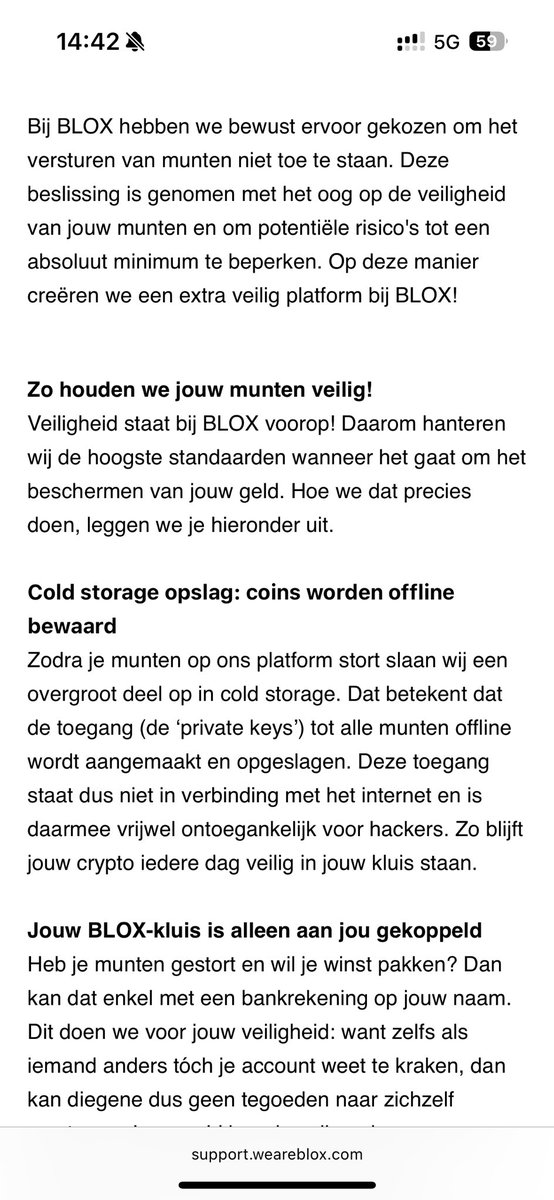 csippie's tweet photo. Ik heb crypto bij @wearebloxnl staan. Nu krijg ik ineens de keuze: betaal per maand of wij gaan stunten met je crypto (risicovol!!) en je ontvangt rendement. Ik mag de crypto daar niet weghalen. Dit is wel rug tegen de muur. Mag dit? #durftevragen #crypto #dtv @AutoriteitFM https://t.co/NjgVp76XEW