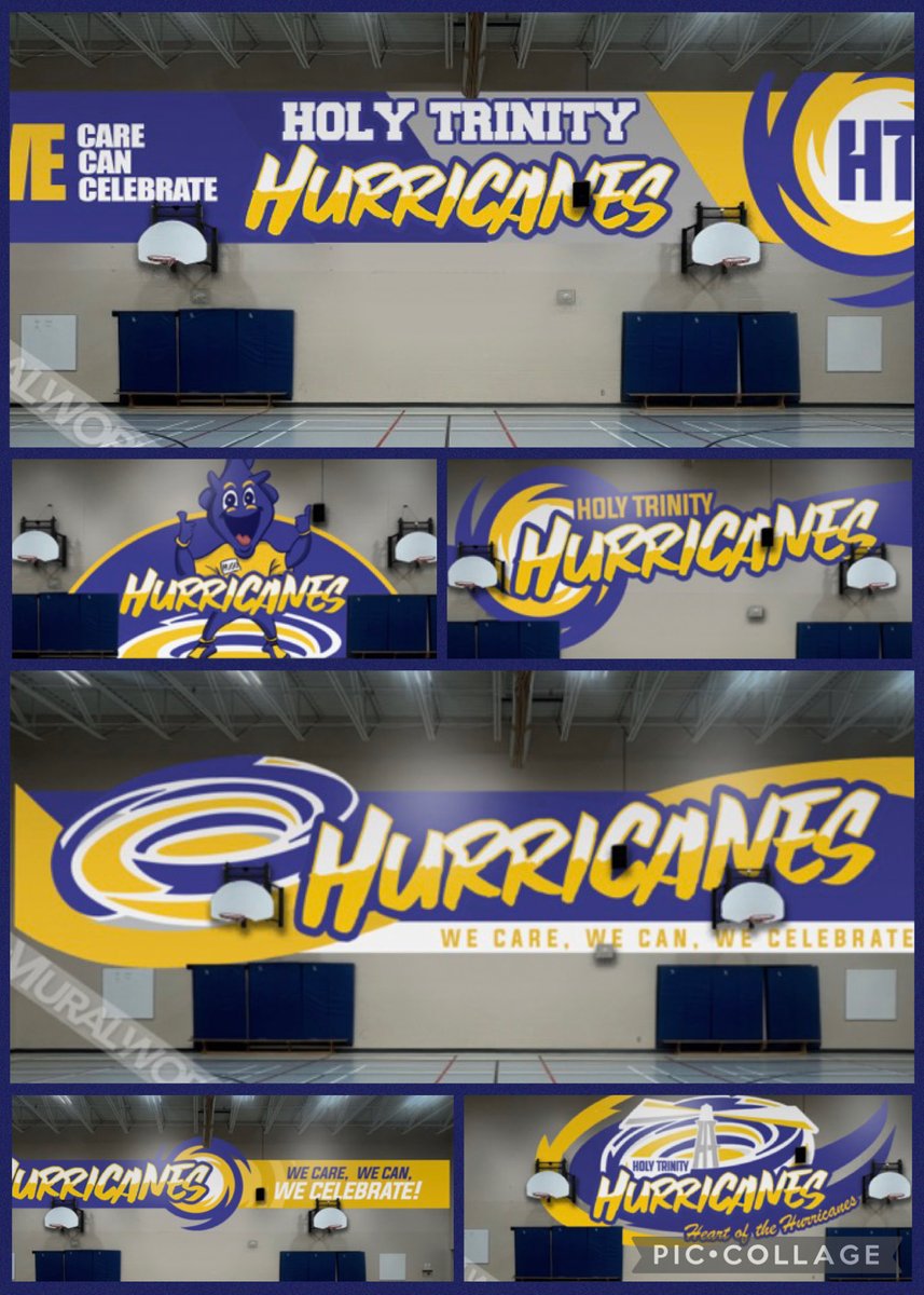 Thanks to our amazing fundraising efforts, our gym will be showing off a new mural when we come back from Christmas!🎄 🤗 Which is your favourite Hurricanes?🌀