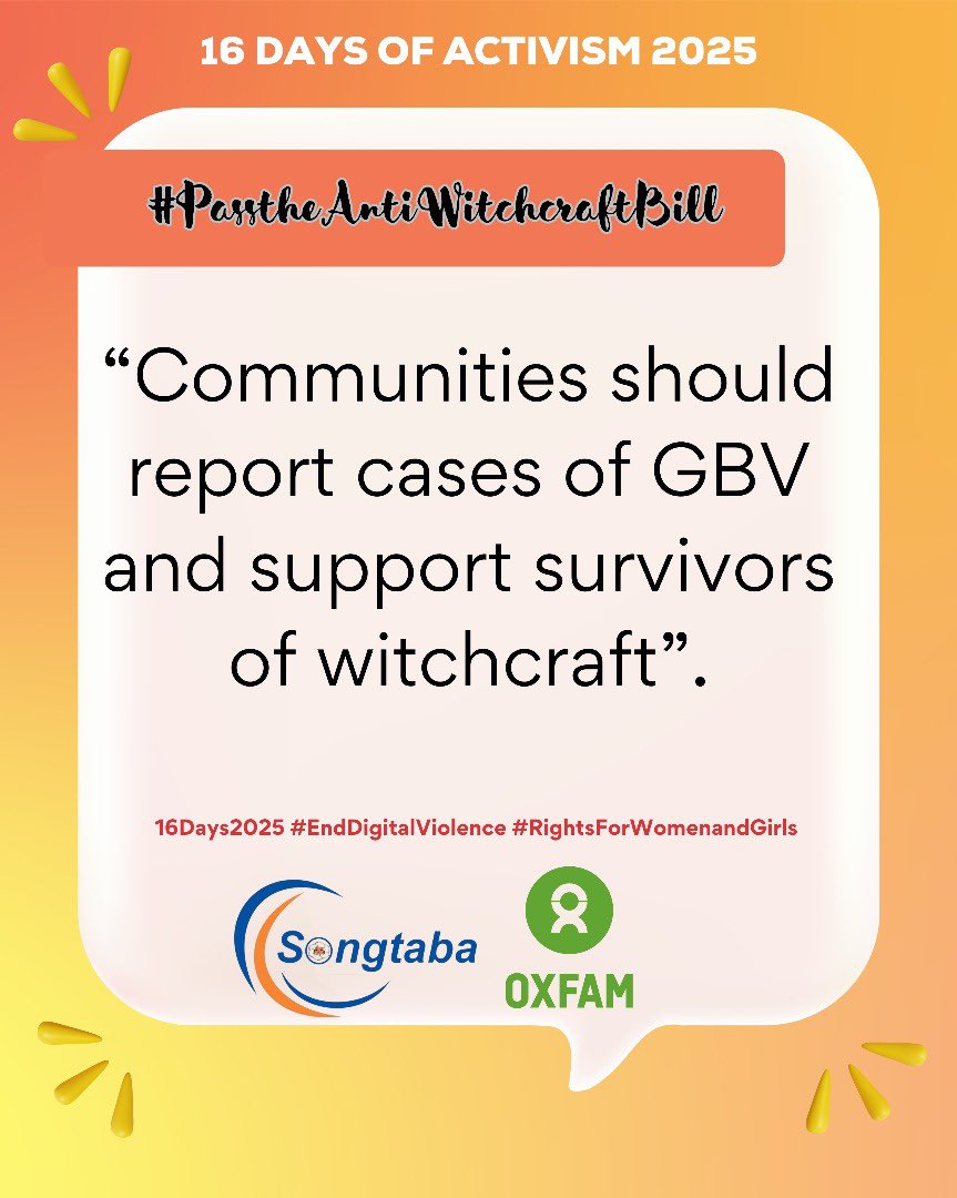 AyishaMohammedG's tweet photo. #EndWitchcraftAccusations
#ProtectVulnerableWomen
#EndAbuseNow
#JusticeForAccusedWomen

#HumanRightsForAll

#EndHarmfulPractices

#StopGenderBasedViolence @SongtabaNGO @Oxfam https://t.co/E676F5GGOi