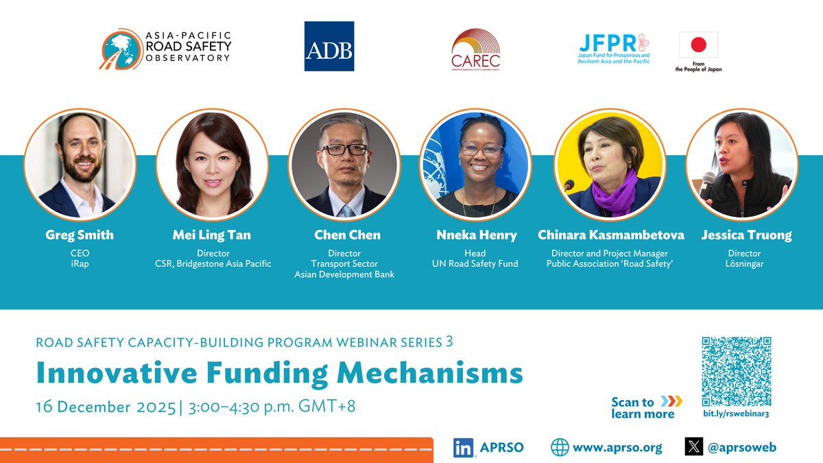 Asia-Pacific Road Safety Observatory (APRSO) tweet media