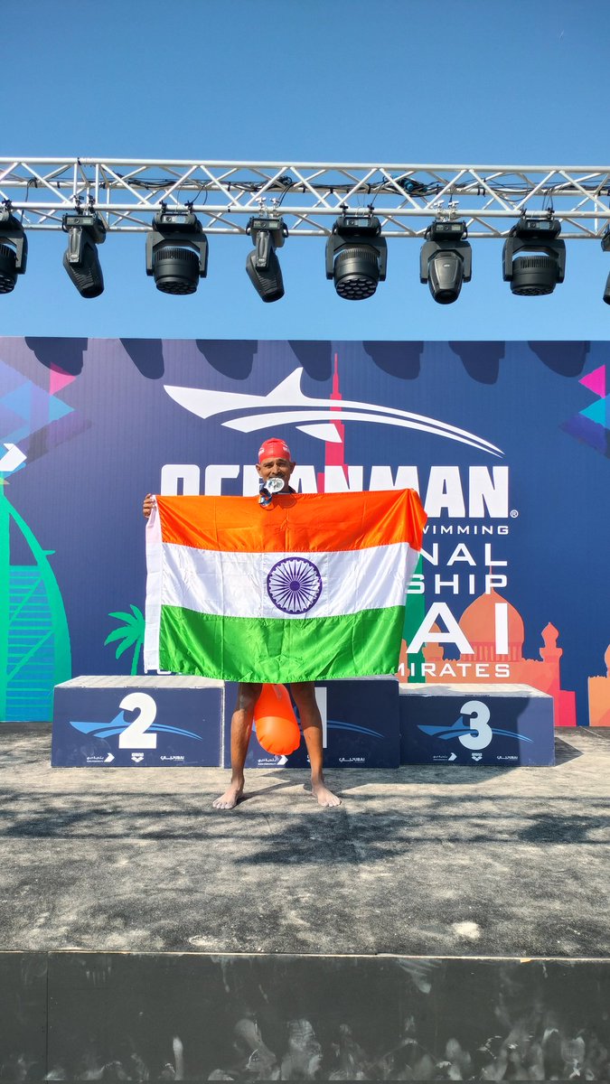 10NDRF's tweet photo. 👏 Heartiest congratulations to Inspector Pardeep Kumar of our Battalion for securing 7th place in the Oceanman World Final Championship – 10 km, Dubai 🌊🏊♂️.
A personal pursuit of excellence that makes us proud! 🇮🇳✨
NDRF #Oceanman #Inspiration #Pride
@NDRFHQ
@ANI
@PIB_India https://t.co/7AIKUVJCaZ