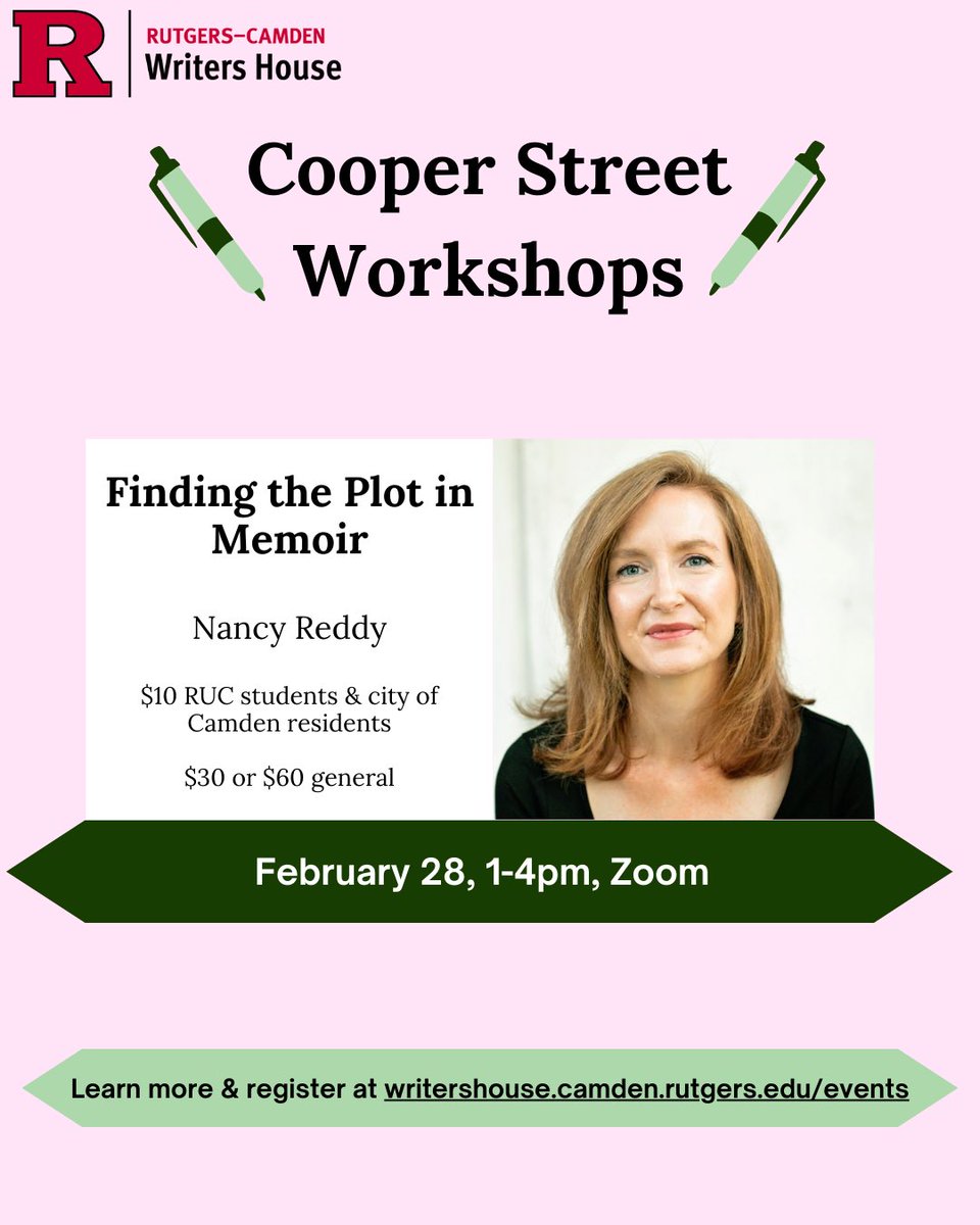 Rutgers Camden Writers House and MFA tweet media