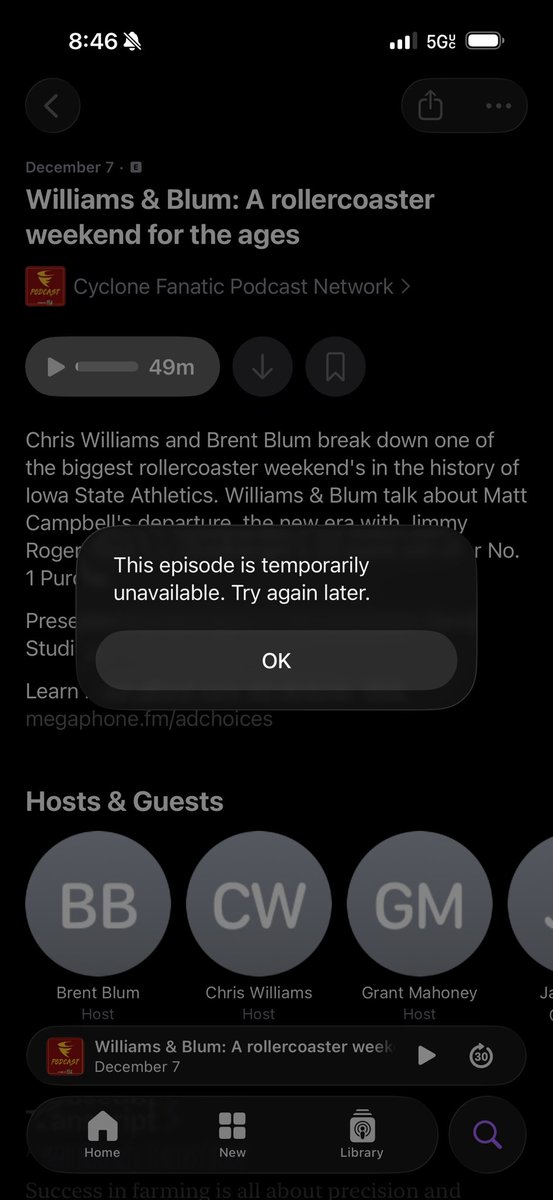 CycloneBarry's tweet image. My Monday is ruined.  @brentblum @ChrisMWilliams