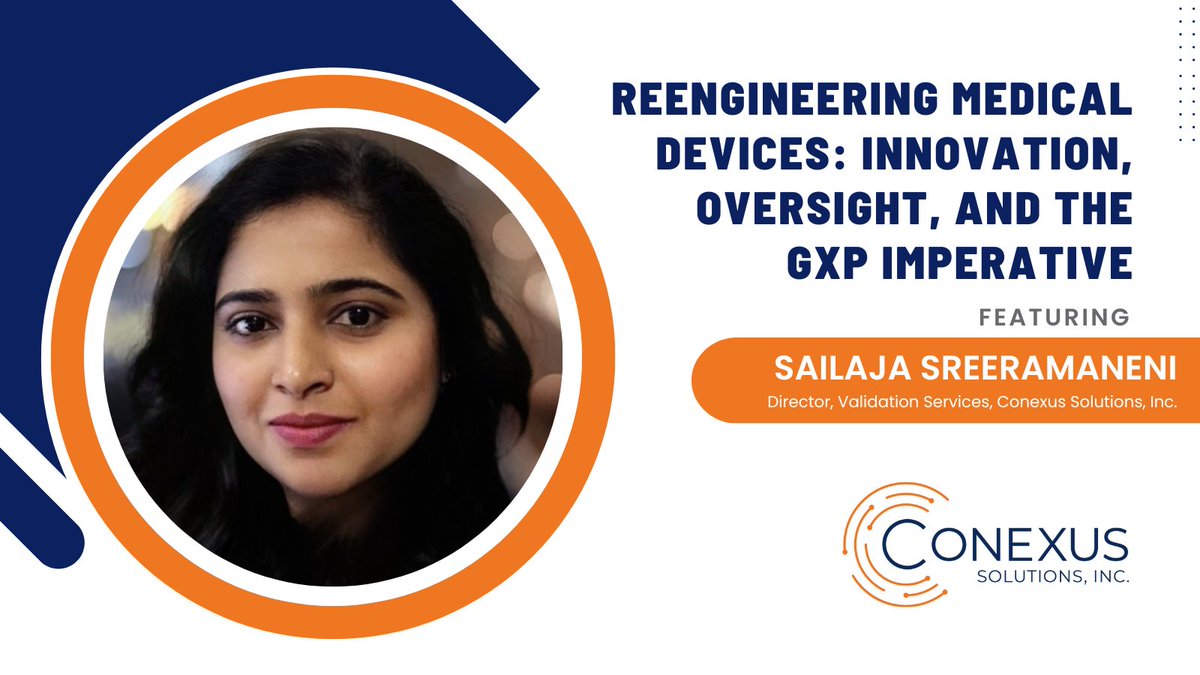 Our Director of Validation Services, Sailaja Sreeramaneni, is featured in <a href="/MPOmagazine/">Medical Product Outsourcing</a>, where she explains why strong GxP and validation are essential as devices become smarter and more connected. Read more 👉 t.ly/TniTt

#TheTeamBehindYourTeam #Validation #GxP