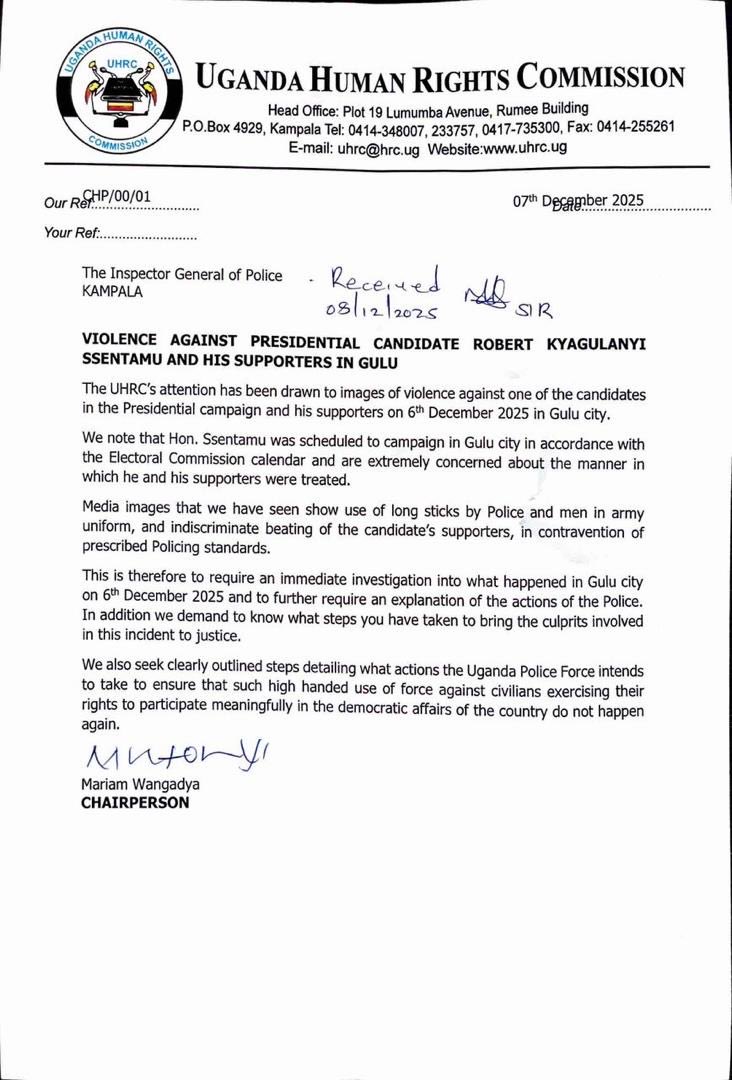 All stakeholders must play their part in addressing the impunity displayed by our armed forces toward legitimate political &amp; electoral activities. The step taken by <a href="/UHRC_UGANDA/">Uganda Human Rights Commission (UHRC)</a> may be small, but commendable.

Regardless of one’s political inclinations, state-inspired violence