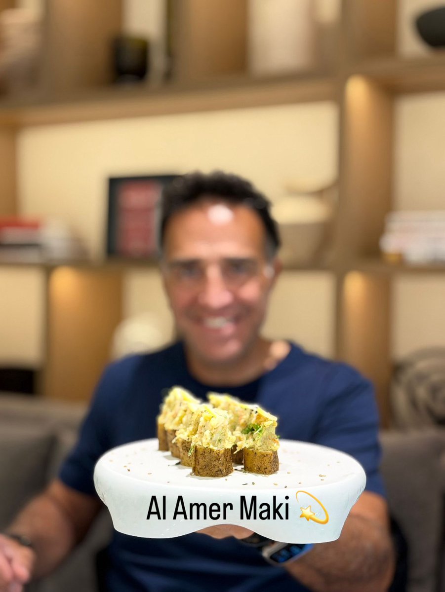 Al Amer Maki a true star 💫 <a href="/MakiRest/">Maki</a> @makirest_bh @makirest_qa 
Name sake of the amazing <a href="/m_al3amer85/">M_AL3AMER</a> 🤍😍🇰🇼