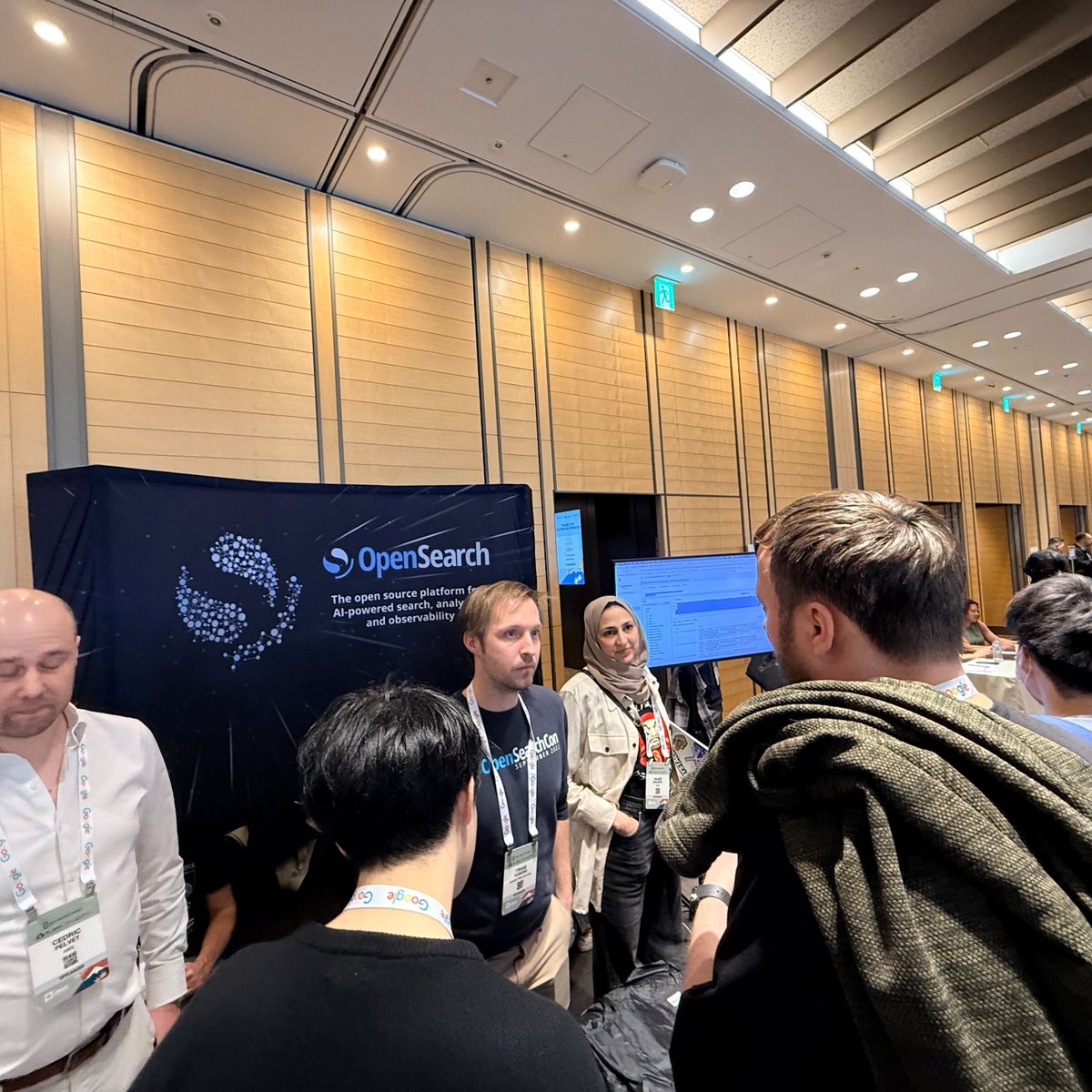 OpenSearchProj's tweet photo. Day 1 highlights from our booth at Open Source Summit Japan 📸
Engaging demos, great discussions, and lots of hands-on exploration.

Mkae sure to catch us tomorrow! 

#OSSummit #OSSummitJapan #OpenSearchConJapan #searchtech #OpenSource https://t.co/k4yeKjsCti