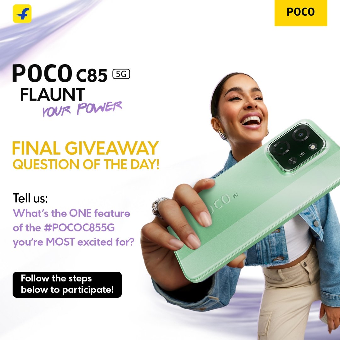 POCO India tweet media