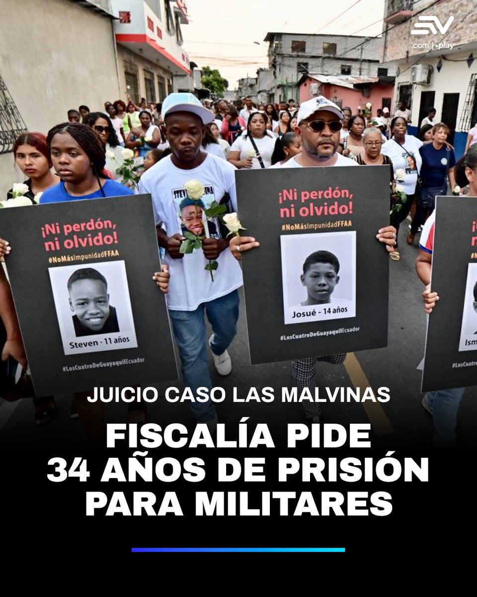 EcuavisaInforma's tweet image. 🔴 #ENVIVO 📌 Al final de sus alegatos, el fiscal pidió al Tribunal Penal una sentencia de 34 años y ocho meses de prisión contra los 17 militares de la FAE. Dijo que con base a las pruebas, se constituyen agravantes contra los uniformados. Sigue el minuto a minuto de la…