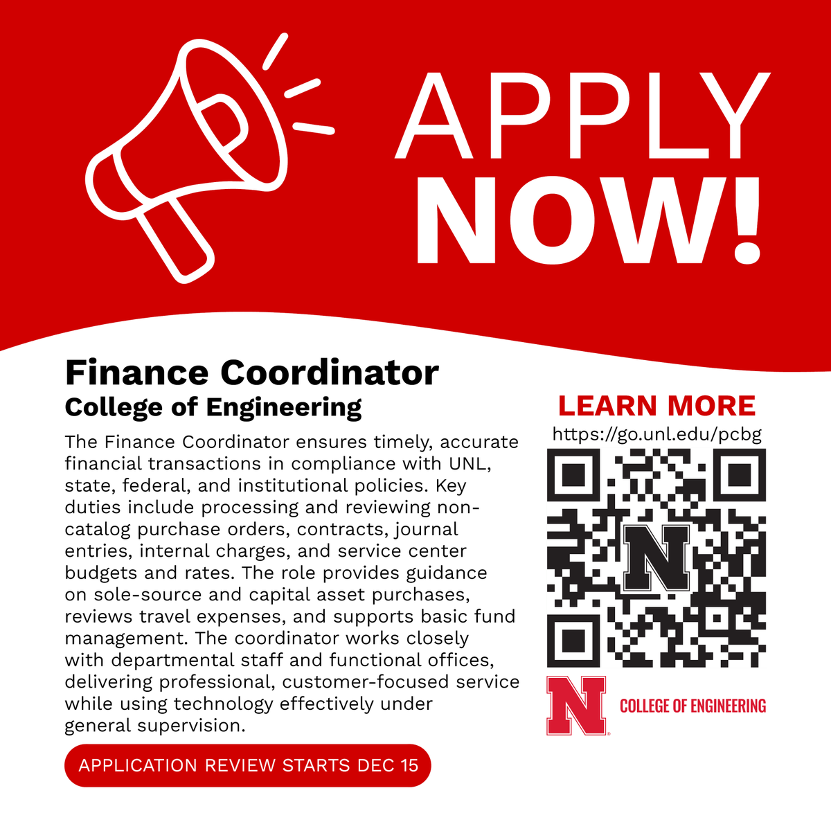 NTCInfoHighway's tweet photo. Midwest Roadside Safety Facility is looking for a talented Finance Coordinator to join their team! Check out the details and apply here: https://t.co/XRiQbs3U3I https://t.co/JUoTbmnFBm