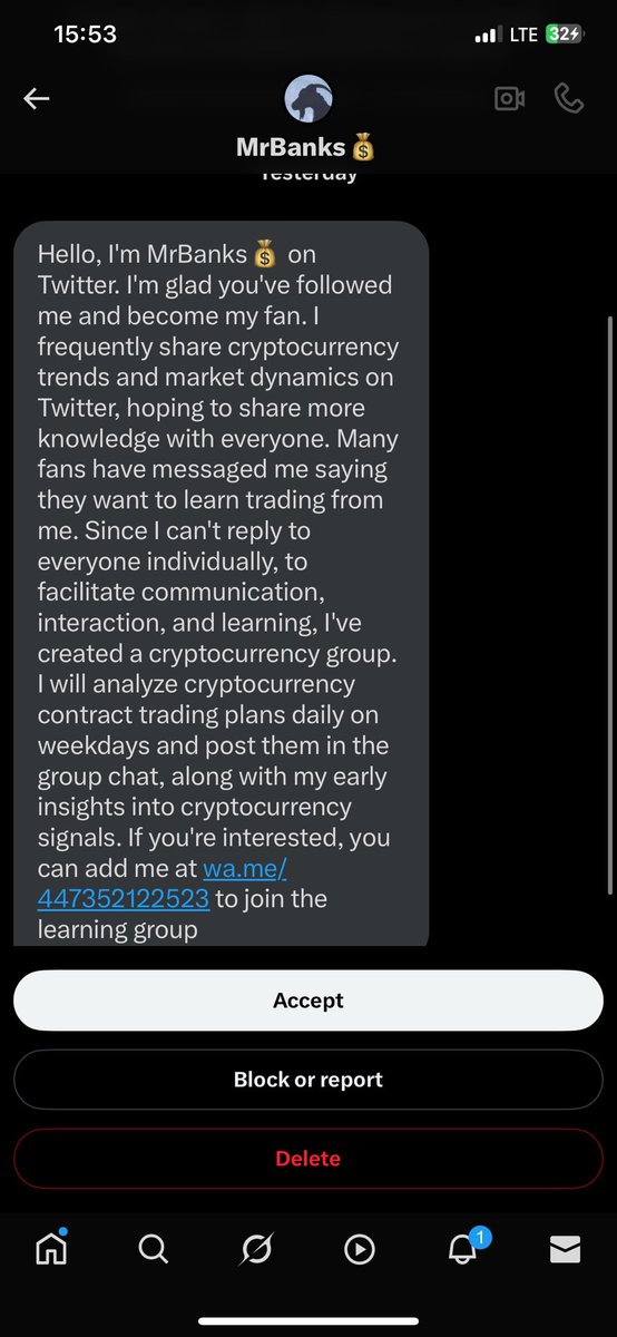 Trusted442's tweet image. Just seeing this in my DM now now😂

@Mrbankstips Se your hand don catch this Werey Abi make I help you?