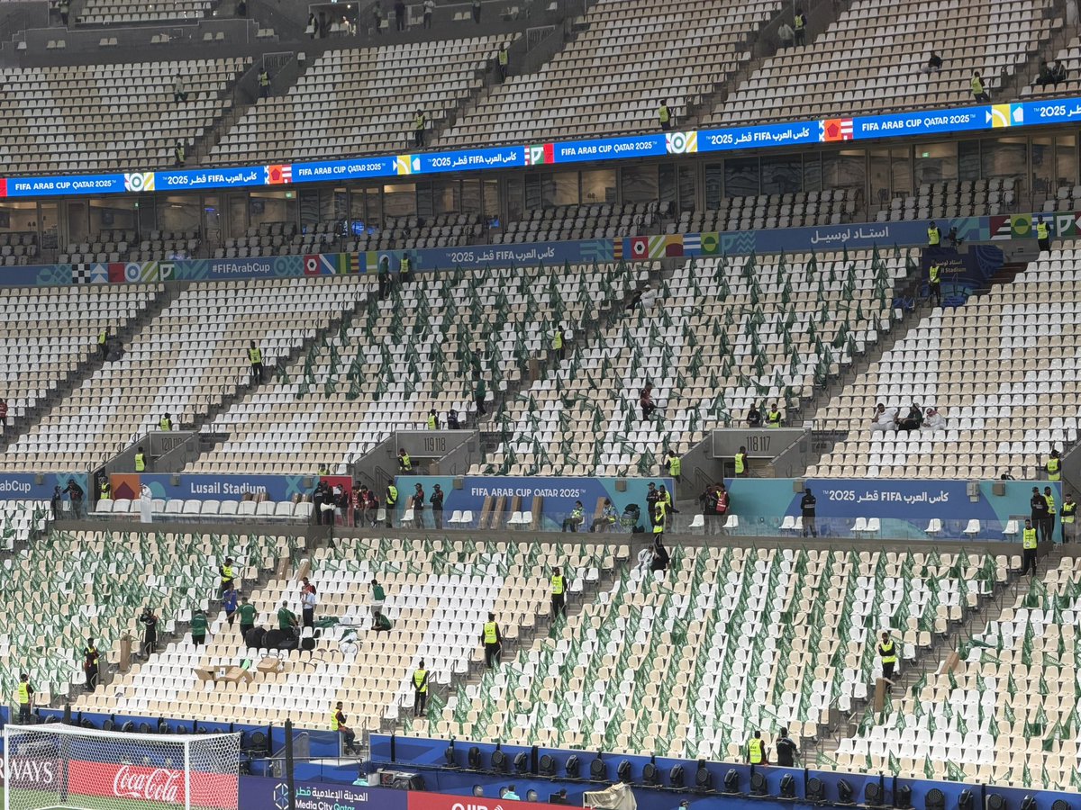 الله يعزهم صقور مجلس الجمهور 🇸🇦💪🏻

<a href="/SaudiNTFans/">مجلس جمهور المنتخب السعودي 🦅</a> 

جمهورنا الغالي الحضور مبكر 💚
استخدموا المترو لتلافي الزحام والمشي الكثير 💚

#السعوديه_المغرب 
#كأس_العرب