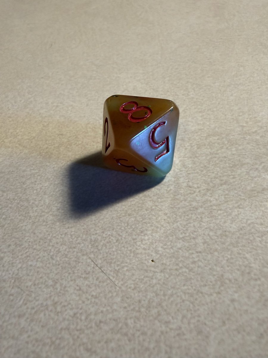 Dice #AdventCalendar for December 8, 2025! A festive looking D8 for Dec 8! How fitting!
<a href="/FanRollDice/">FanRoll by Metallic Dice Games</a> #DnD #ttrpg #ttrpgcommunity #Christmas2025 #Dice #DnD #dnd5e