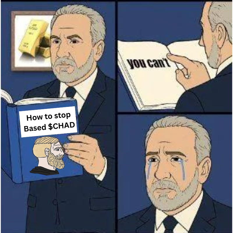 lowcode_life's tweet image. Based $CHAD

@BasedChadHQ @BasedChadbal

----------------------------------
@base contract address:
0xecaf81eb42cd30014eb44130b89bcd6d4ad98b92

CryptoTwits:
stocktwits.com/symbol/CHAD.X

Giphy:
giphy.com/channel/basedc…

Github:
github.com/basechad

Instagram:…