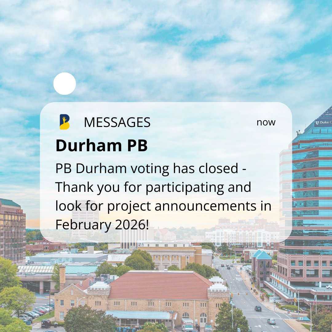 Participatory Budgeting Durham tweet media