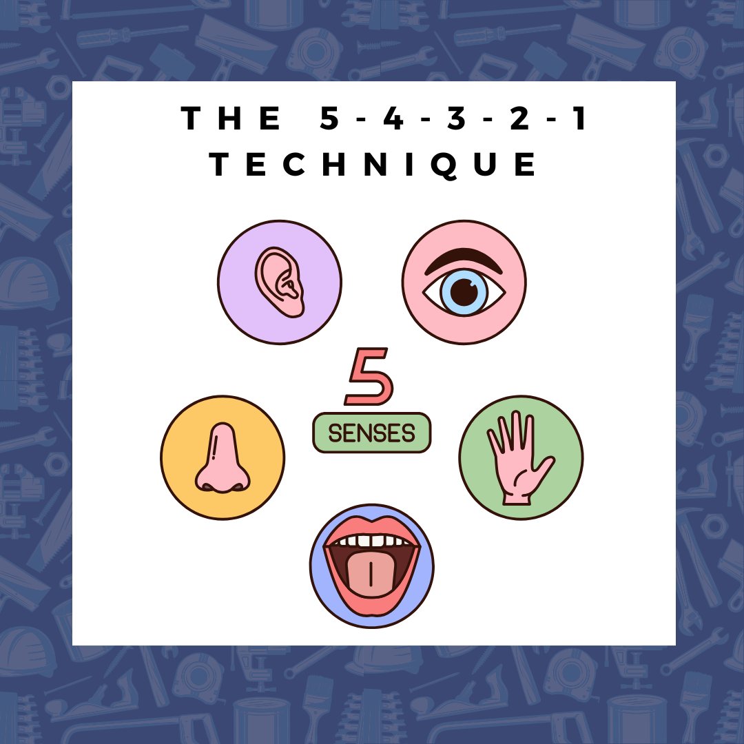LifeWorksFL's tweet image. 🎧 Mental Health Toolbox: The 5-4-3-2-1 Technique

✨Why it helps: This technique re-centers your mind in the present moment, interrupting anxious thoughts and calming your nervous system fast. 

#MentalHealthMonday #GroundingTechnique #AnxietySupport