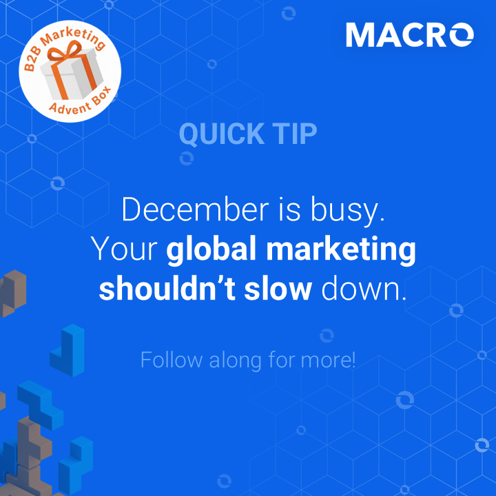 Macromator's tweet photo. Peak season adds pressure fast. Macro’s global marketing concierge helps partner teams scale smoothly—keeping programs moving so you can focus on planning for next year and rest well during the Holidays  #GlobalMarketingConcierge https://t.co/60t2mE4z2f