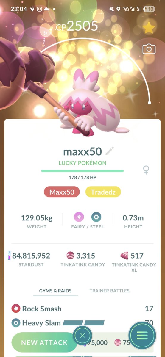 Xhuxhmaxhuxh1's tweet photo. For this week's #maxoutmonday, I decided to go for these 2 cuties! My total of maxed out Pokémon is now 695!
#PokemonGOApp
#hellraiders
#ポケモンGO https://t.co/AnNsPrrWOd