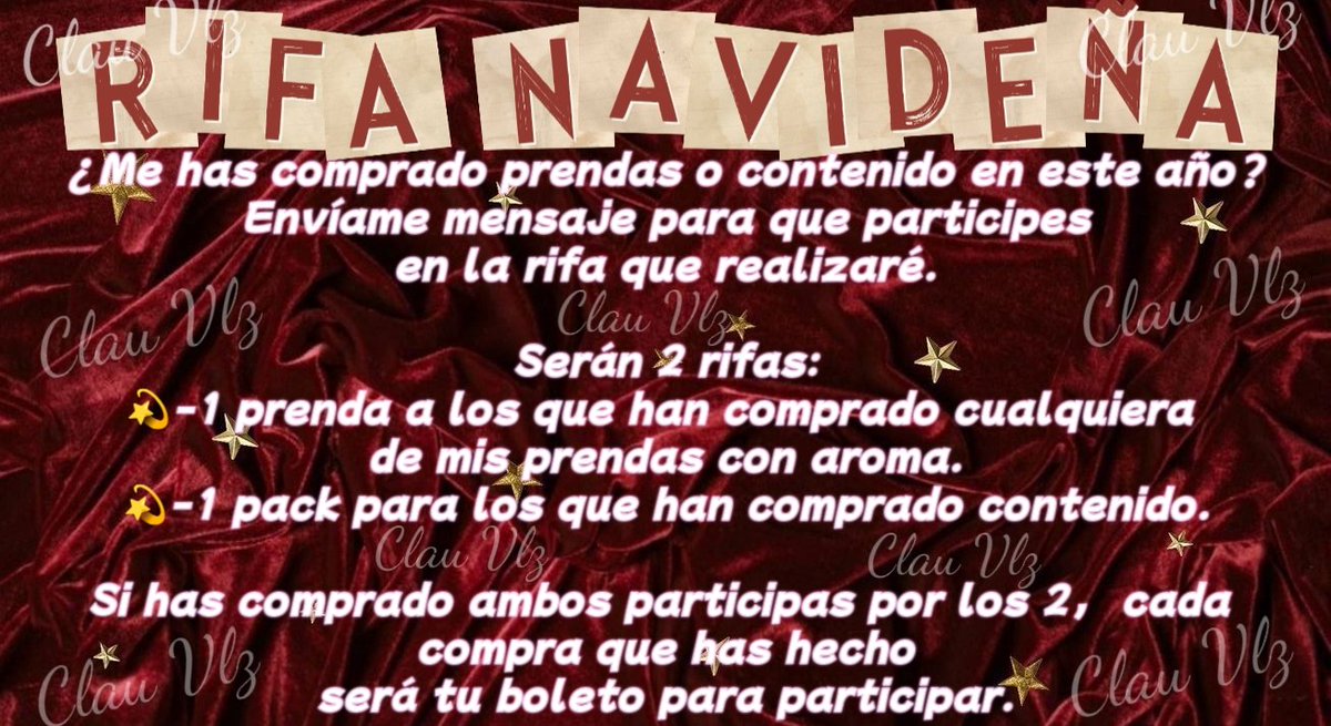 calzonesusadosC's tweet photo. 🎄Participen en esta rifa que realizaré a finales de Diciembre🎄
➡️Sólo participan los que realmente estén interesados y me envíen mensaje.
#rifanavideña
#contenido #calzonessucios #calzonesusados #rifa #contenidogratis #packgratis #fetichistas #fetiche #culonaincreíble https://t.co/f3mMSalpj0