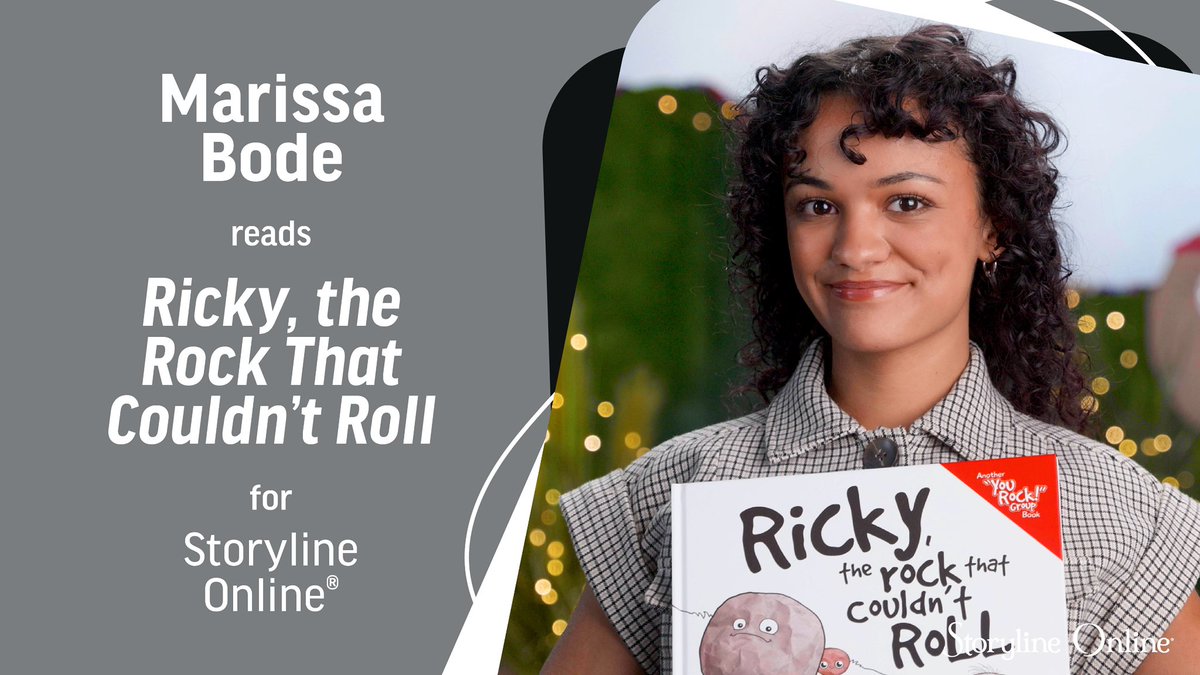 Roll into Ricky’s world with ‘Ricky, the Rock That Couldn’t Roll,’ read by Marissa Bode! 🪨✨

This uplifting story reminds readers that everyone grows and progresses in their own way, especially with the support of good friends.

Watch here: storylineonline.net/books/ricky-th…