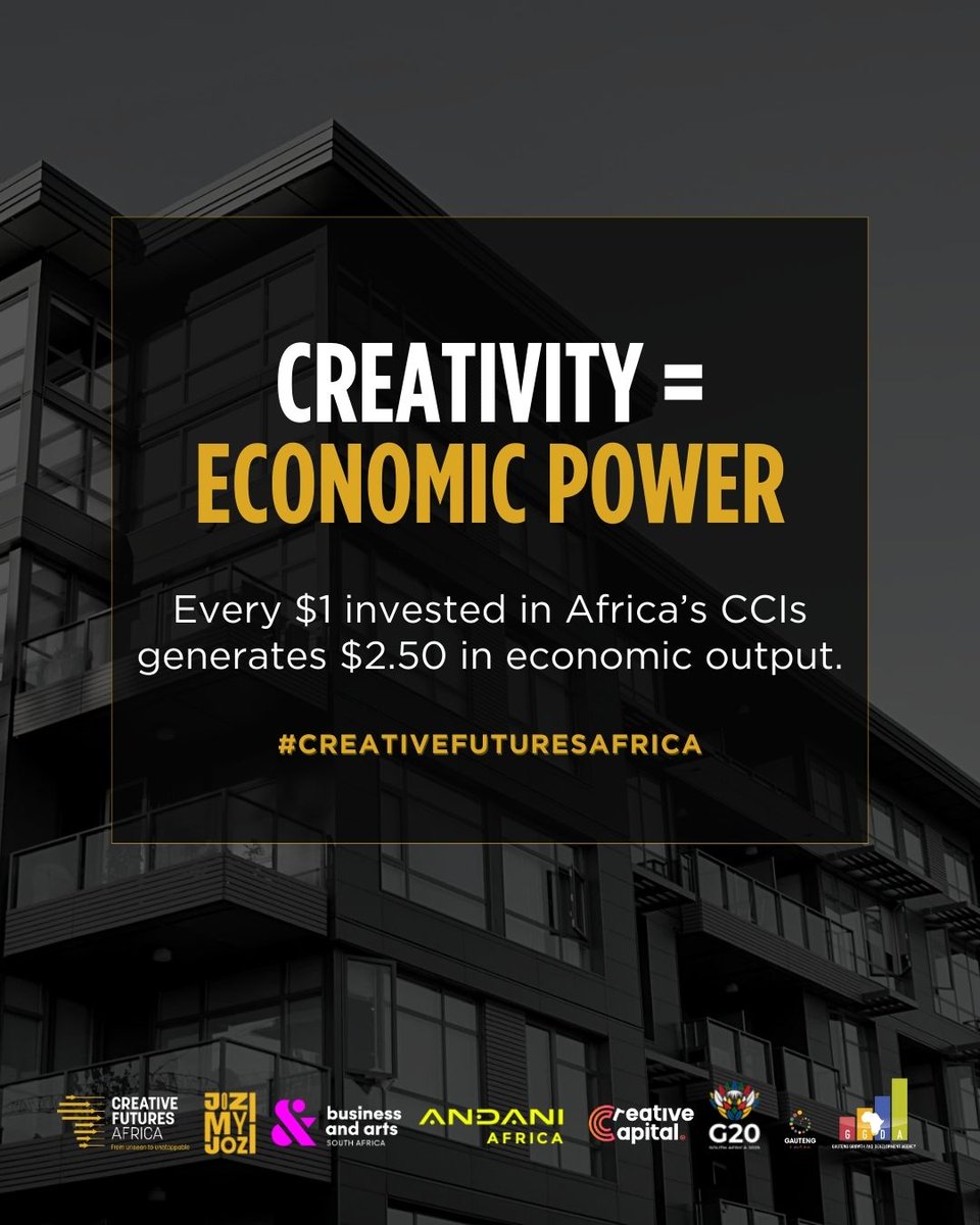 CFA_2025's tweet photo. Africa’s creative economy is in a decisive 24–36 month window where coordinated action and investment can unlock billions. The CFA Summit Report highlights 11 priority areas — from data sovereignty &amp; IP to mobility and eco-cultural innovation.

Read more: https://t.co/hlquKVcHbd https://t.co/Wu4Cpf5HiG