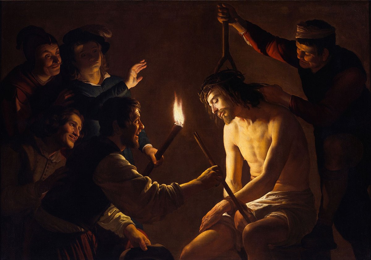 ✝️The Mocking of Christ — by Gerard van Honthorst.