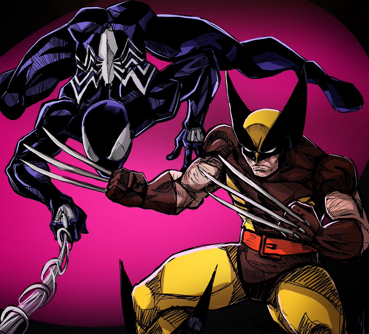 Spider man and Wolverine team up