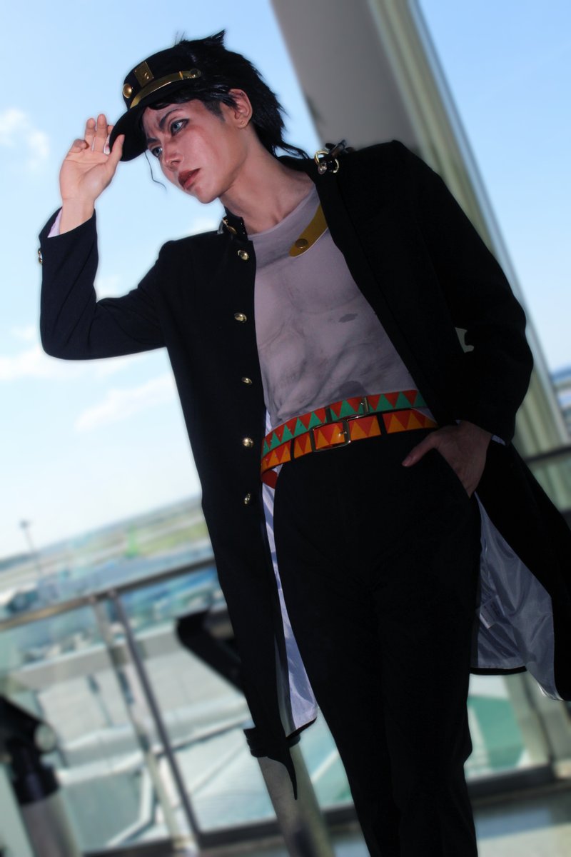 いつ見てもカッコいい承太郎が
空港だとよりカッコ良く見える✨
撮影させていただきありがとうございました！

空条承太郎：びせえもさん（<a href="/myoJo_SP/">びせえも</a>）

 #なはコス
 #沖縄コスプレシティ