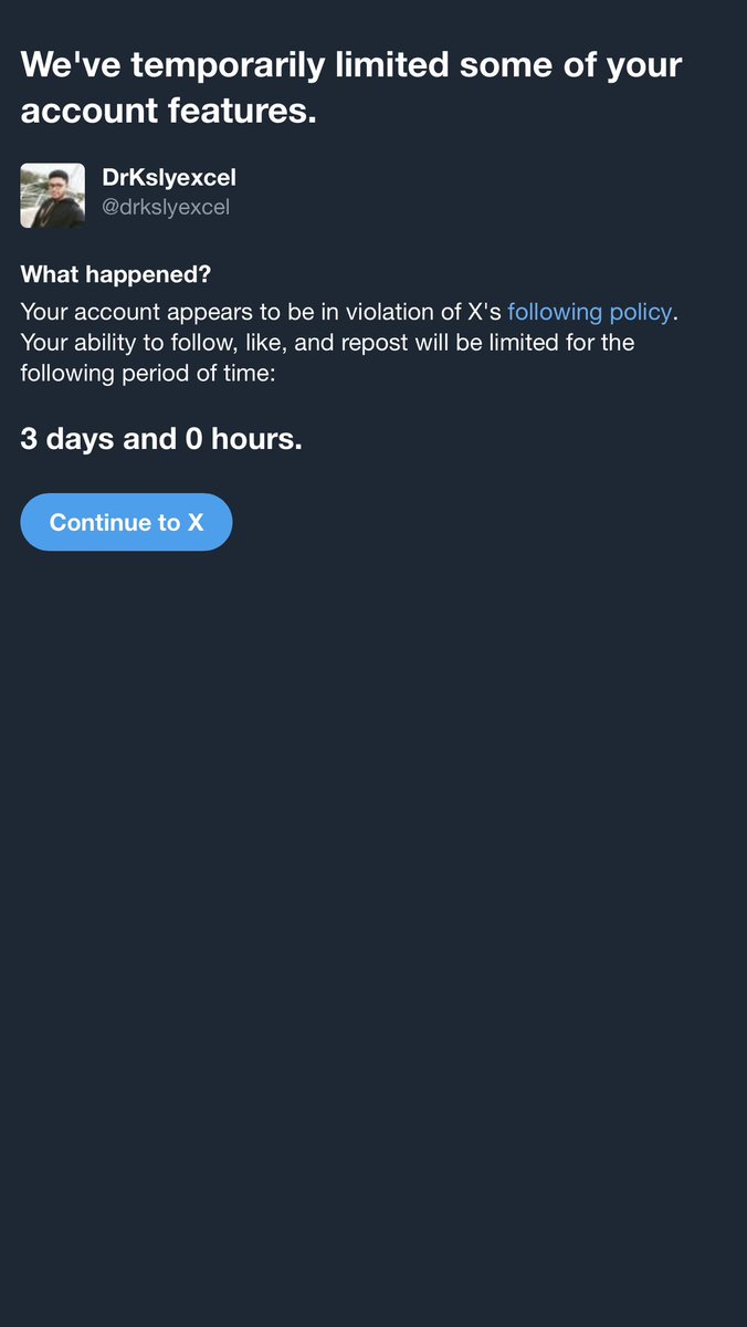 If you follow and I dnt ff bk give me 3 days and I will resurrect