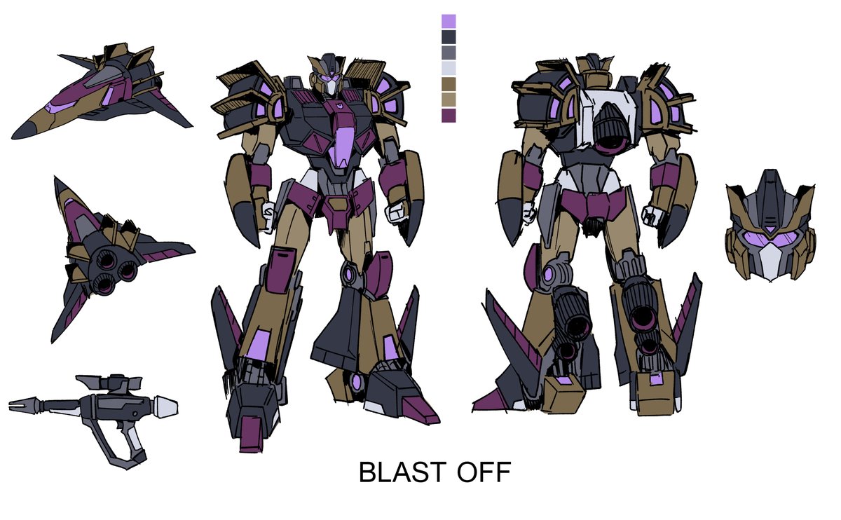 "Witness my incredible Rocket Feet!"     

My concept of Fractured Alliance Blast Off
#Transformers #maccadams #TFFA