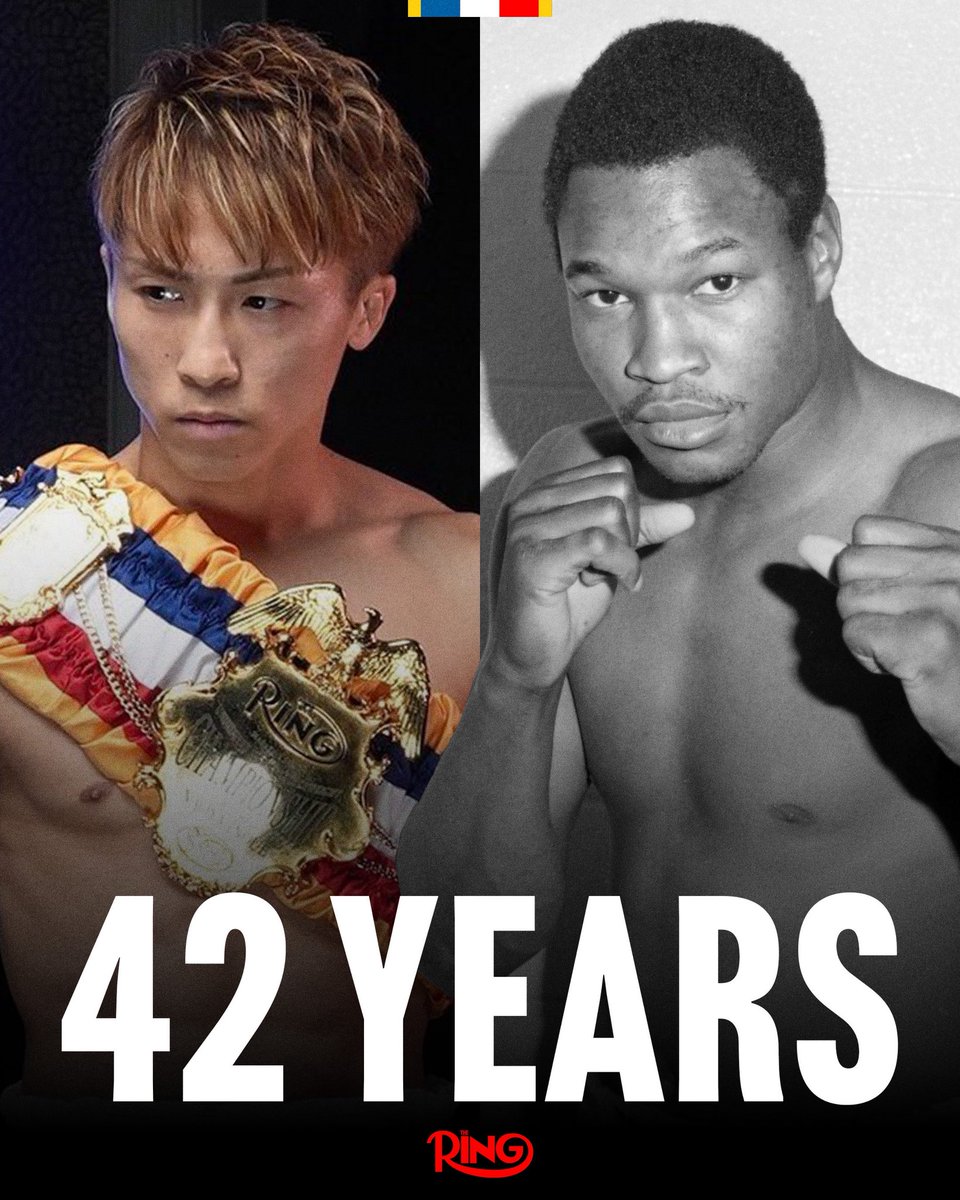 ringmagazine's tweet photo. Naoya Inoue will become the first man in 42 years to defend The Ring title four times in a calendar year if he beats Alan Picasso 👹

The last man to do so was heavyweight champion Larry Holmes who made four defences in 1983 👏

The Ring V: Night of the Samurai | Live on DAZN | @RiyadhSeason | Dec 27th 🥊