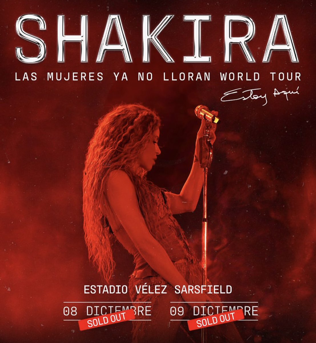 #Shakira vuelve a presentarse en el Estadio José Amalfitani. Un orgullo que una artista de reconocimiento mundial elija nuevamente nuestra casa, reafirmando el prestigio internacional que tiene #Vélez (+)