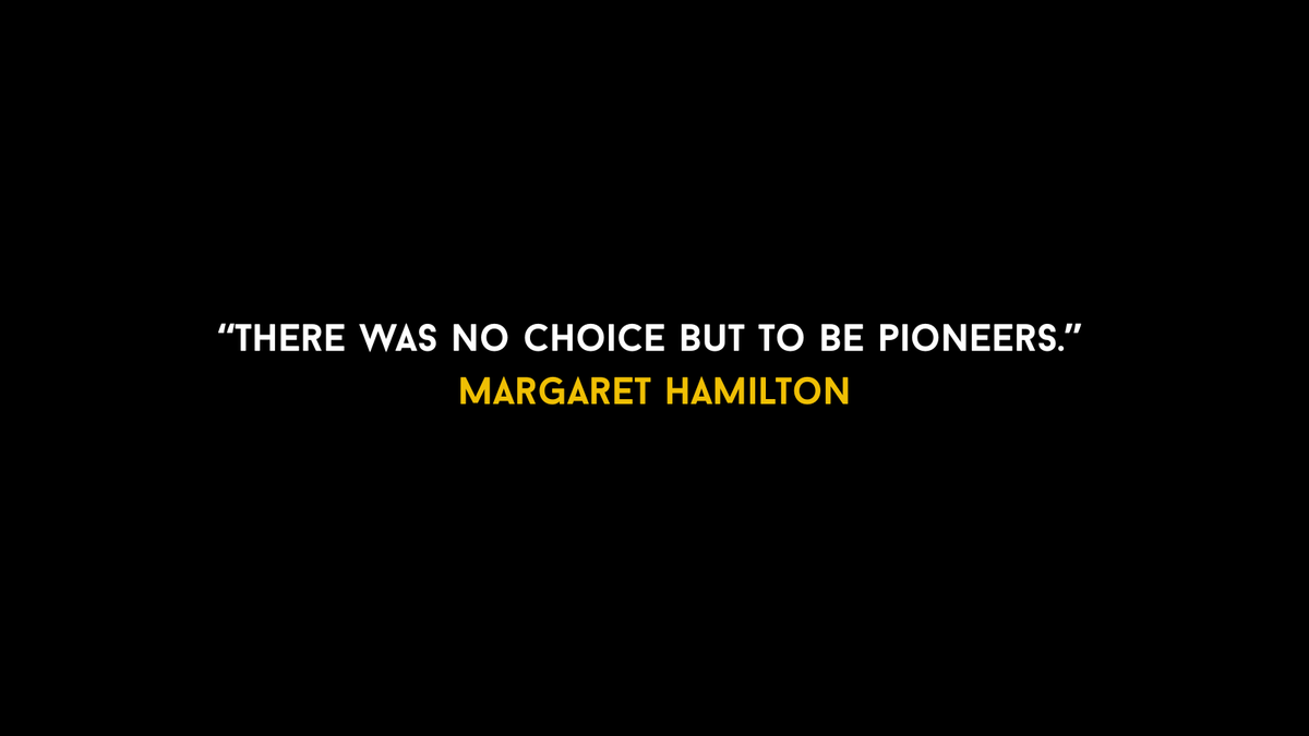 shokunin_dev's tweet image. &quot;There was no choice but to be pioneers.&quot; Margaret Hamilton
💻🎨 #SharedQualities #MargaretHamilton #CodingIsArt