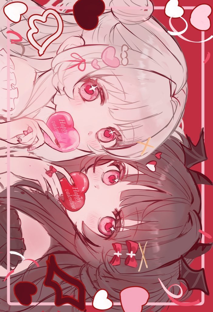 #今年も残りわずかなので今年一番伸びた絵を貼る
何回も擦ってごめんだけどこの子達大人気でした