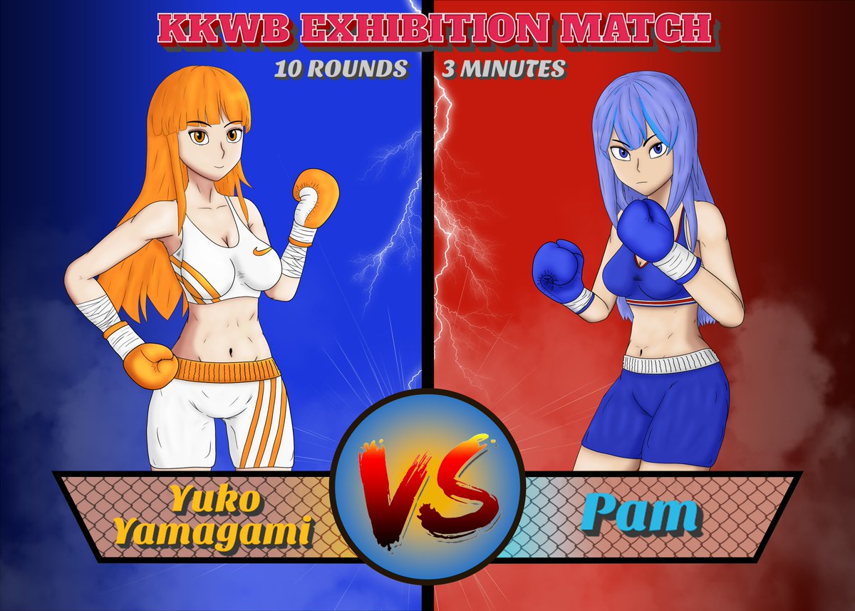 Comission of fighting poster

Yuko belong to <a href="/pixwako/">ワコ</a> 
Pam belong to <a href="/AnimeBoxerSim/">Anime Boxing League (NSFW)</a>