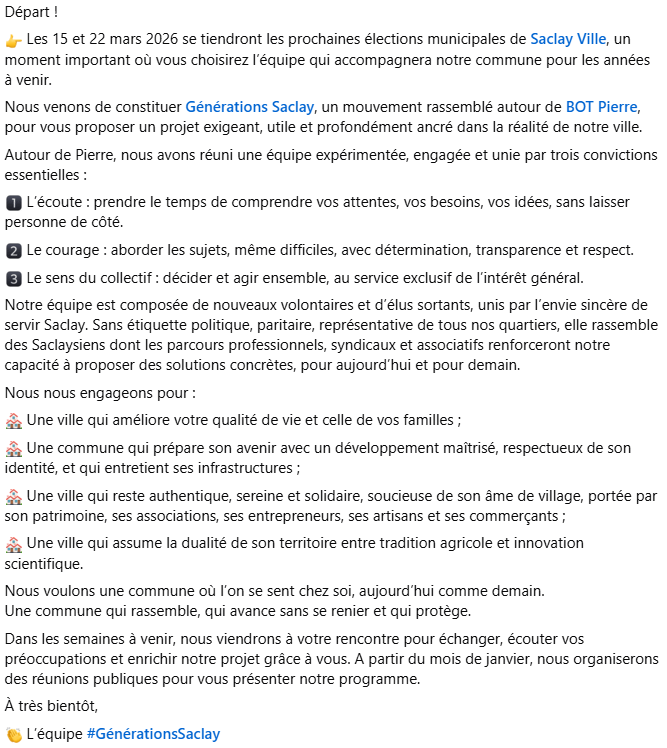 Générations Saclay tweet media