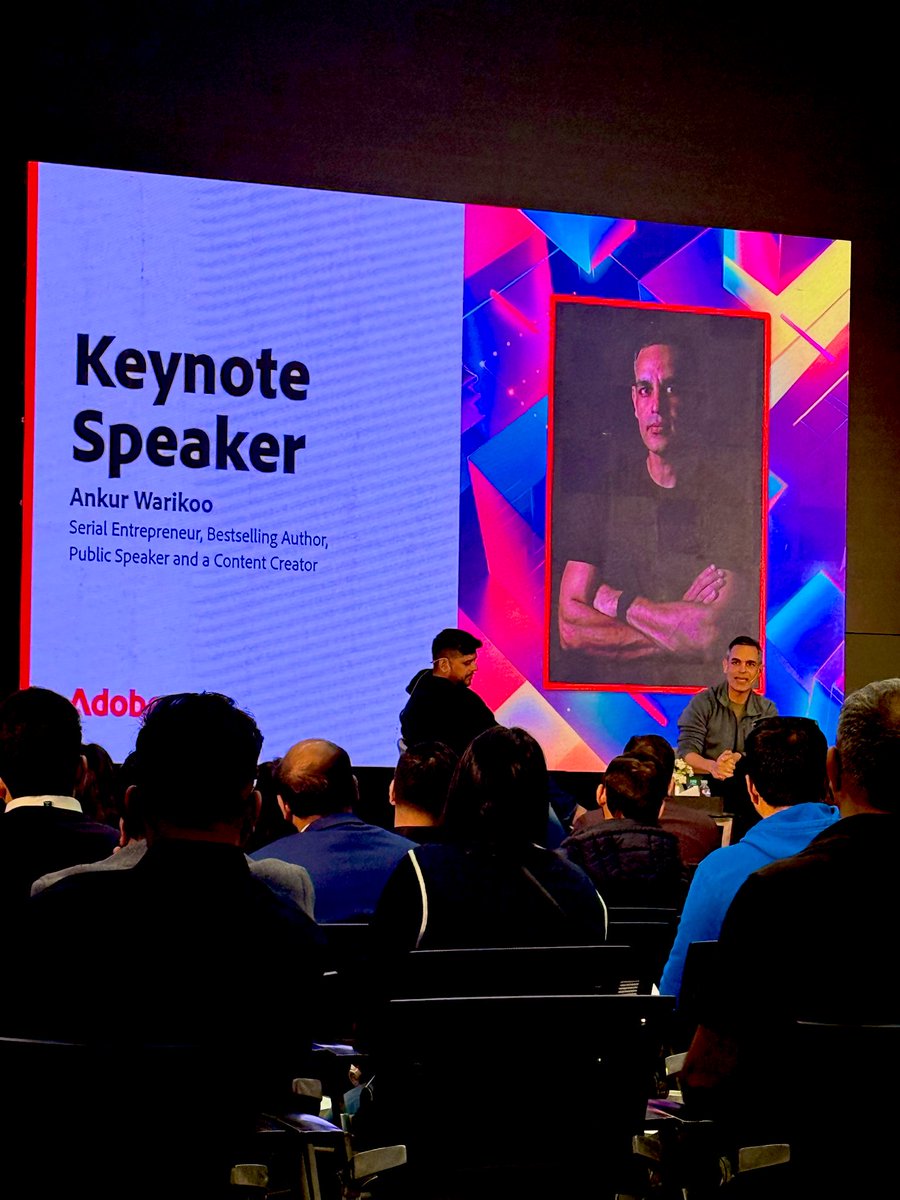 Pooja_Gupta's tweet photo. "AI is here to prove Jevons Paradox true again" - all from none other than @warikoo #AdobeLife https://t.co/q4YsNUGkRn