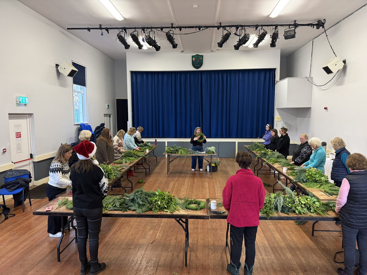 TarahillF's tweet photo. Thanks to everyone who joined us for our #Christmas #wreath workshop in Inch #Wexford on Sunday. Last chance to get your orders for tables pieces in! https://t.co/JCMxellnbE
