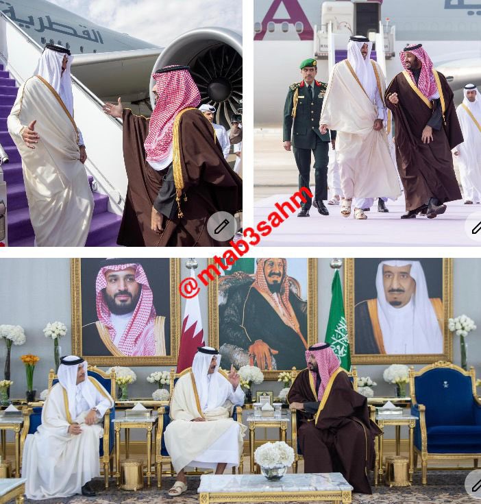 علاقة راسخة بين الرياض والدوحة. #أمير_قطر_في_الرياض