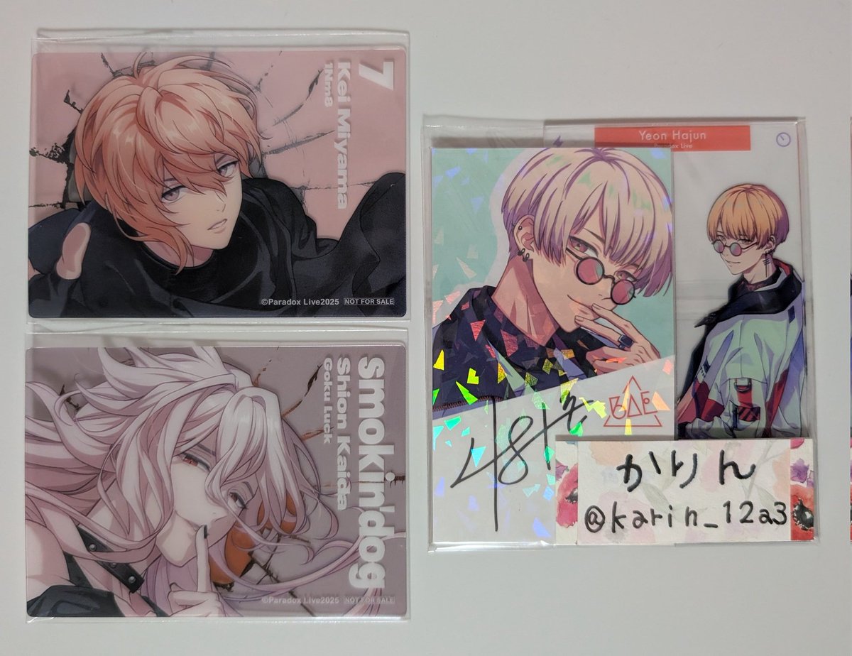 交換】 Paradox Live パラライ 6周年 6th Anniversary POP-UP SHOW