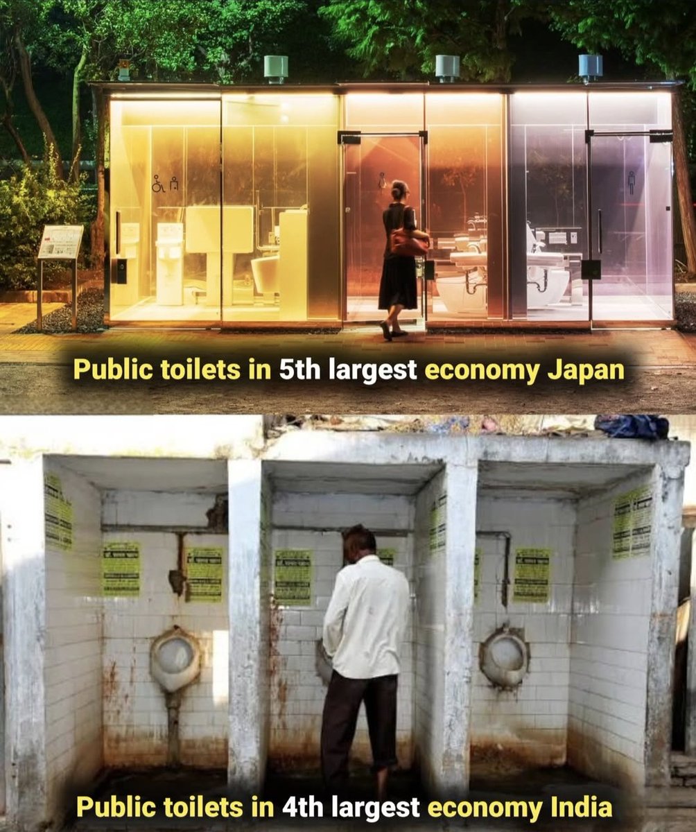Public toilets fifth largest economy Japan